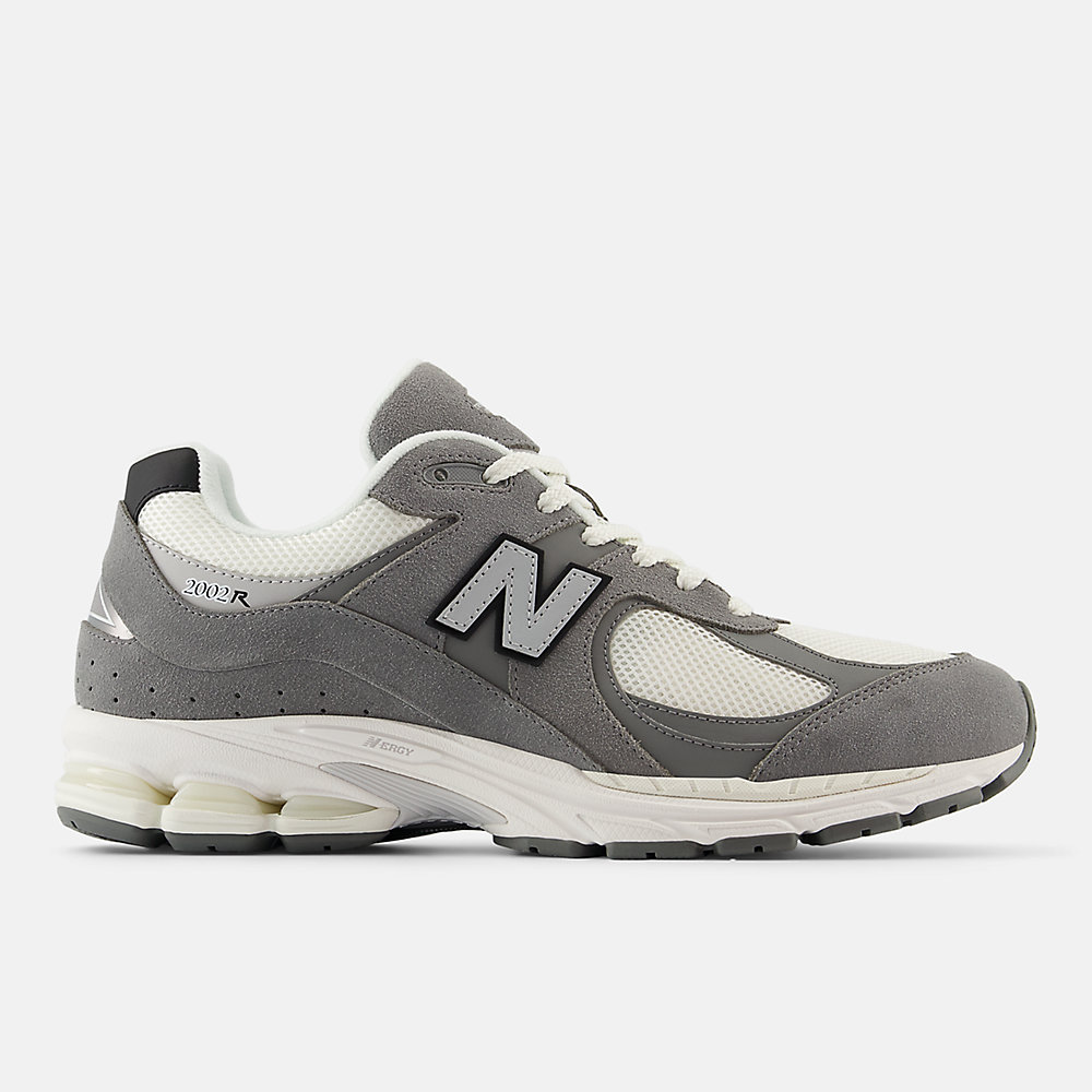 New Balance 2002R Shoes Harbor Grey with Black and Sea Salt